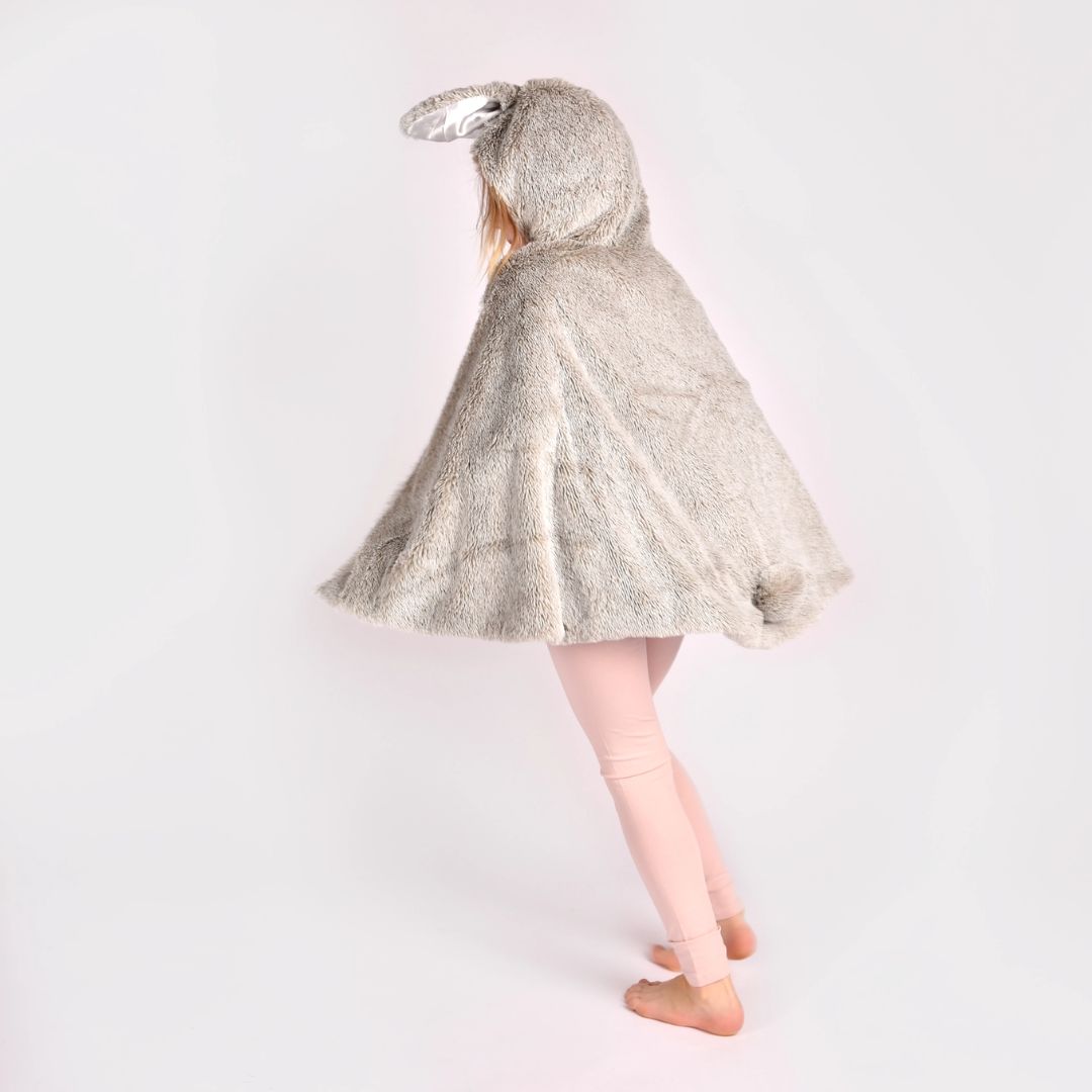 Cape 'Fluffy Hase' 98-128 cm / 3-8 Jahre