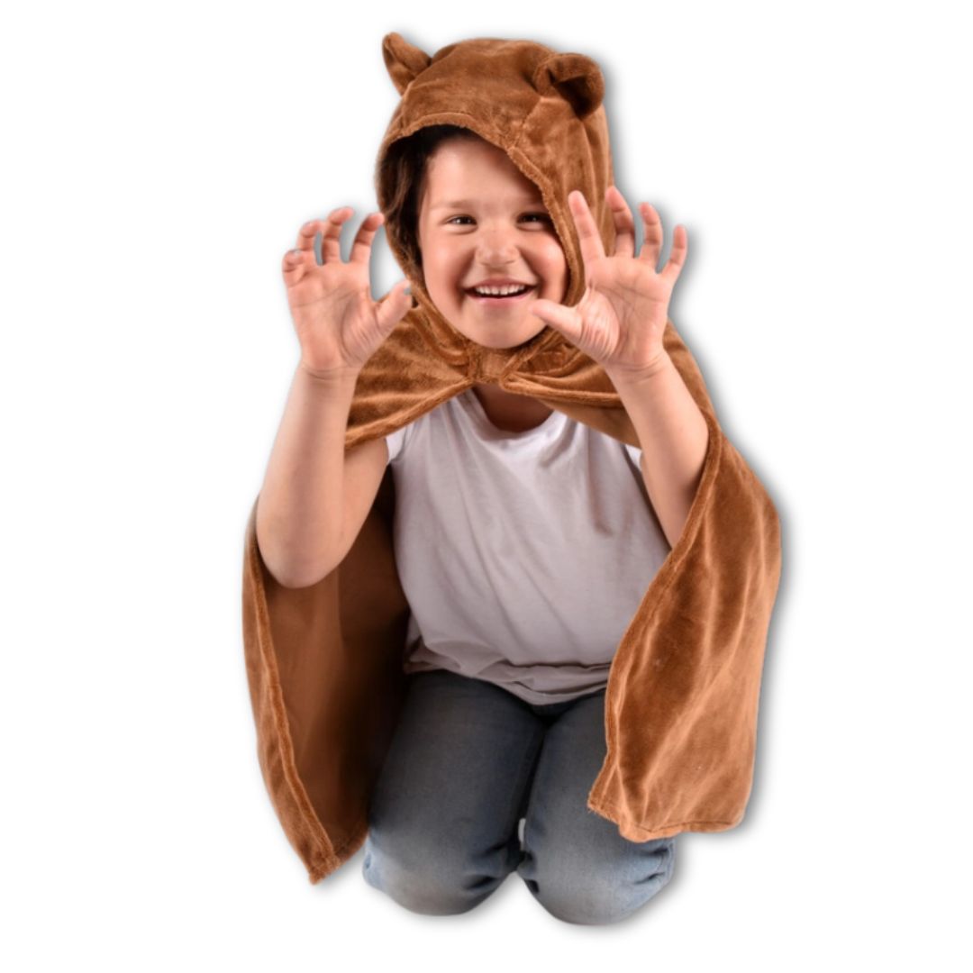Cape 'Bär' 98-128 cm / 3-8 Jahre