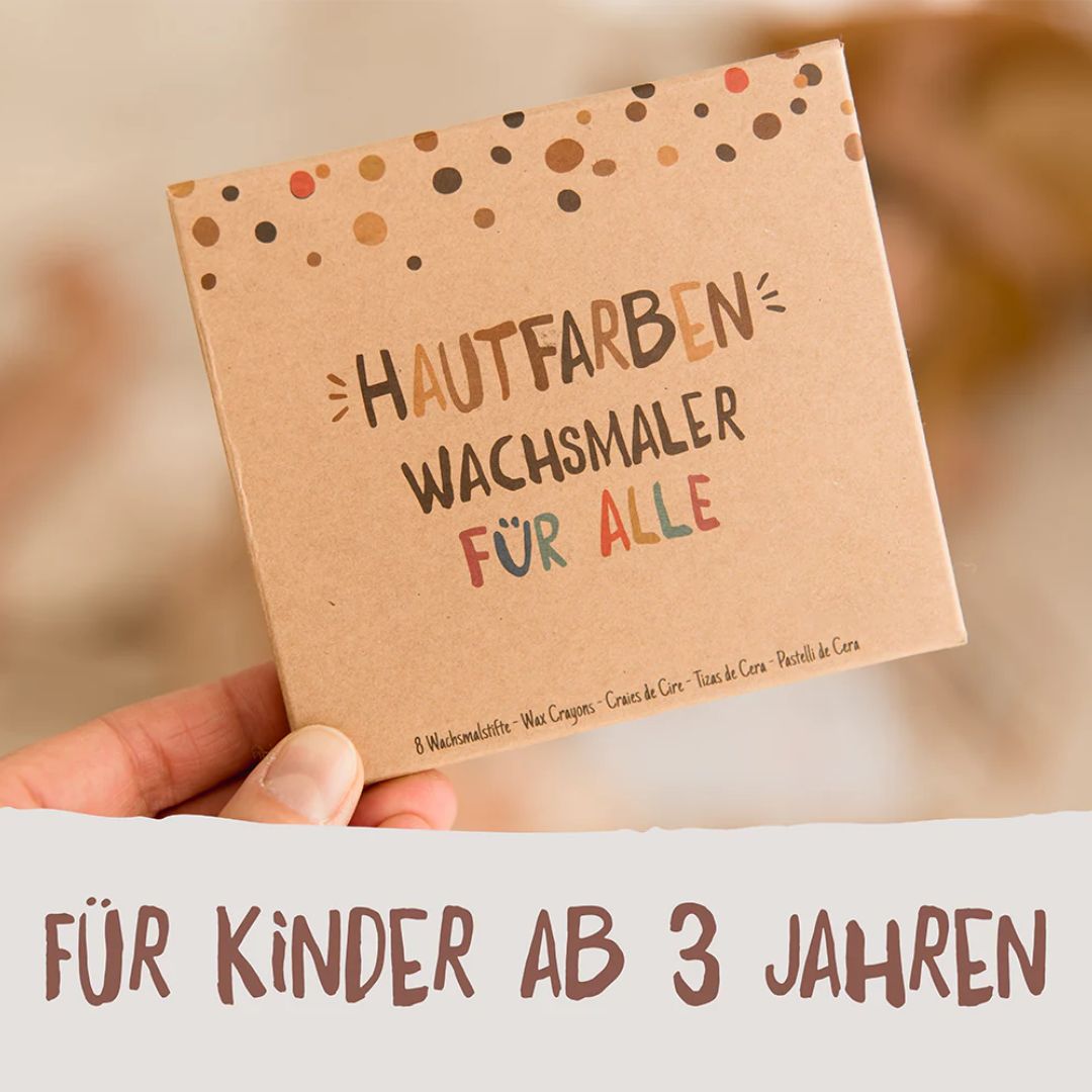 8 Hautfarben Wachsmaler