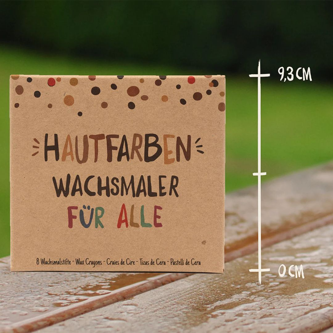 8 Hautfarben Wachsmaler