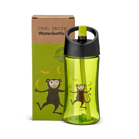 Trinkflasche Kids 0,35 L 'Affe' limegreen