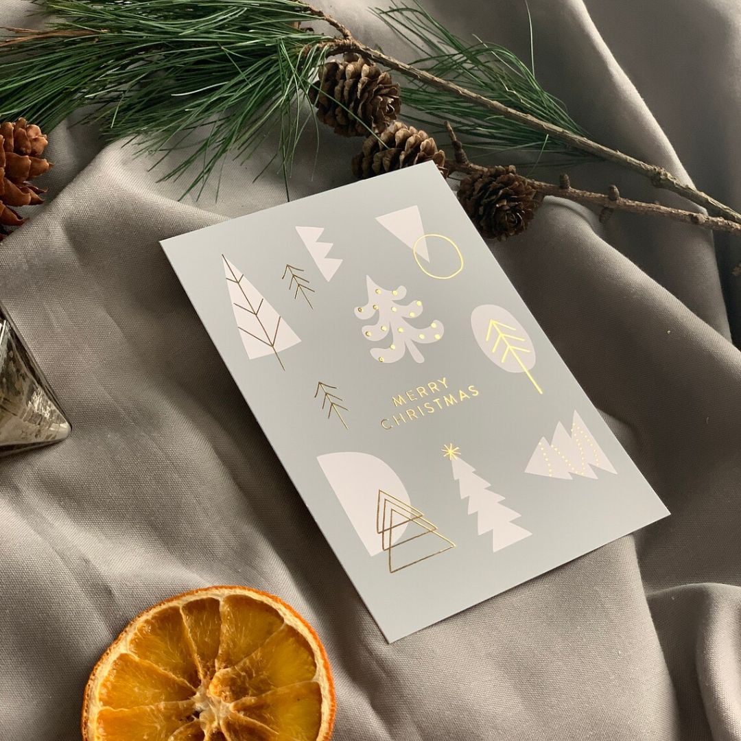 Postkarte 'Merry Christmas'