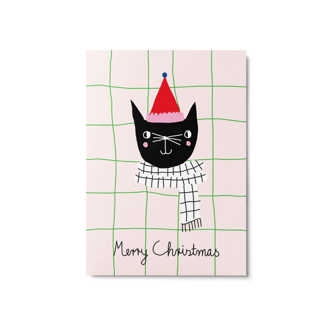 Postkarte 'Christmas Cat'