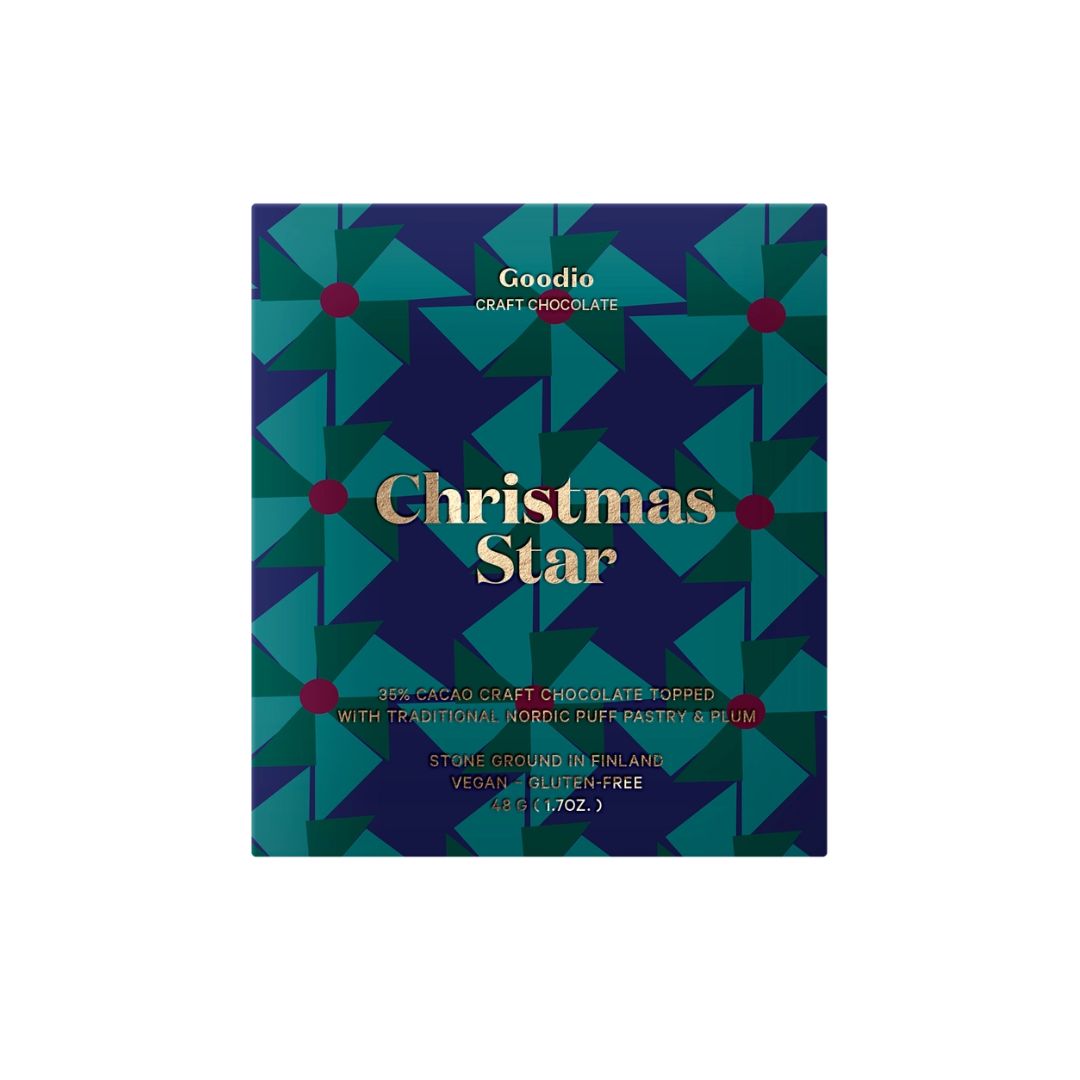 Weihnachtsstern Schokolade 35% 'Christmas Star' – suebidou