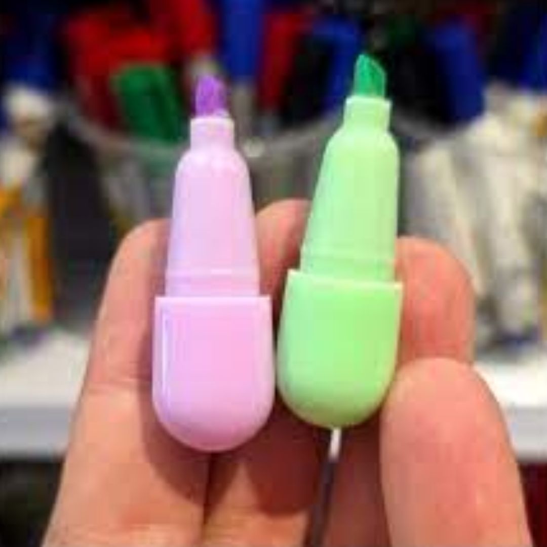 Witzige Textmarker Capybara 6-Stk-Set