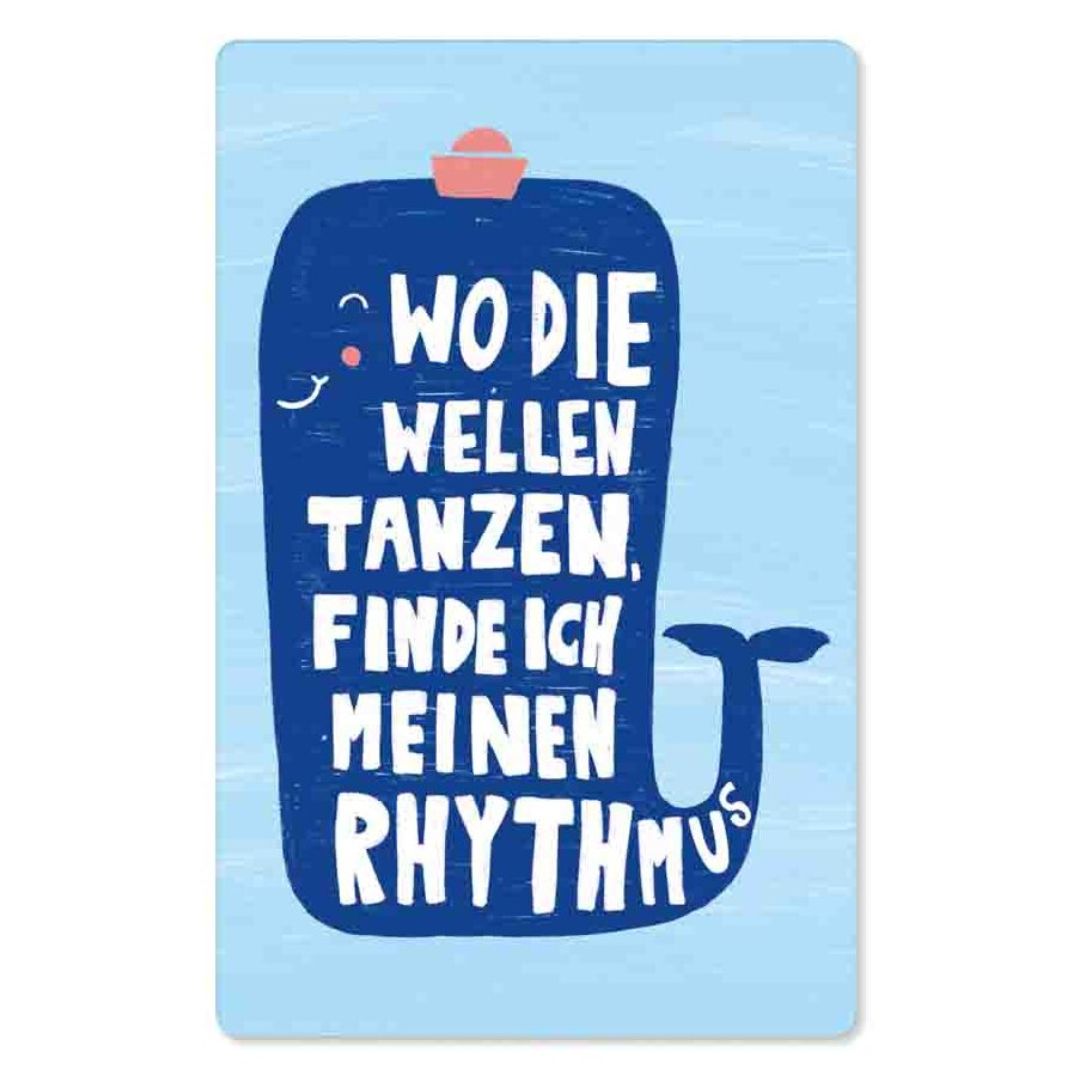 KIND MIND Karte | wo die wellen tanzen wal