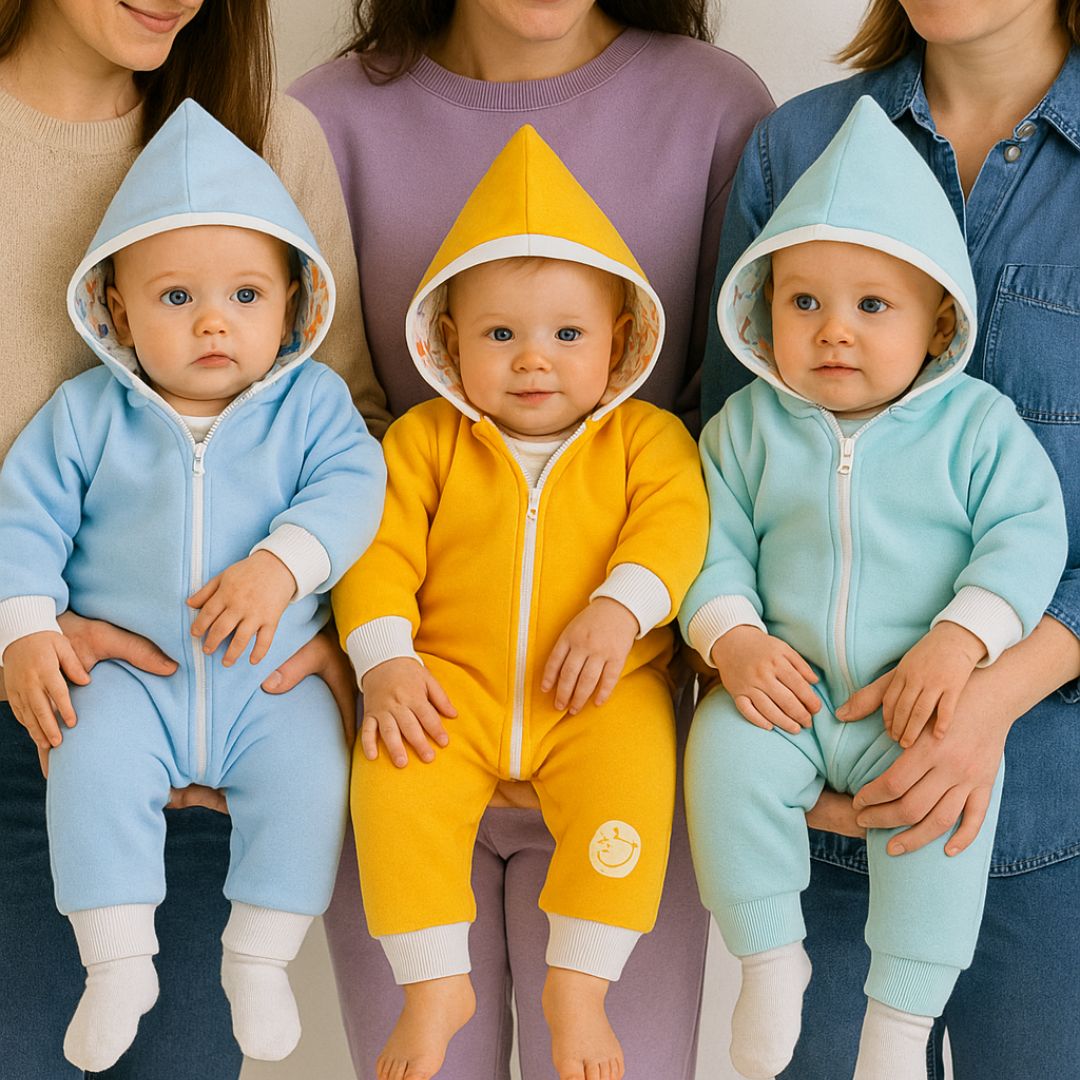 Wollfleece Overall "Musikanten" türkis