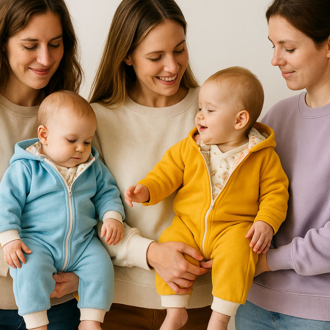 Wollfleece Overall "Musikanten" türkis
