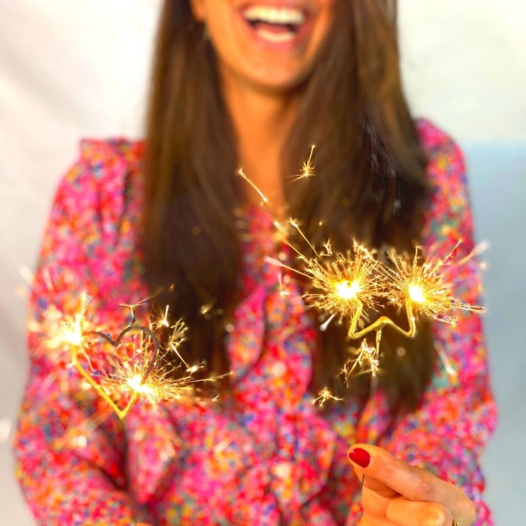 Wunderkerze 'Stern gold' Wunschkerze Classic