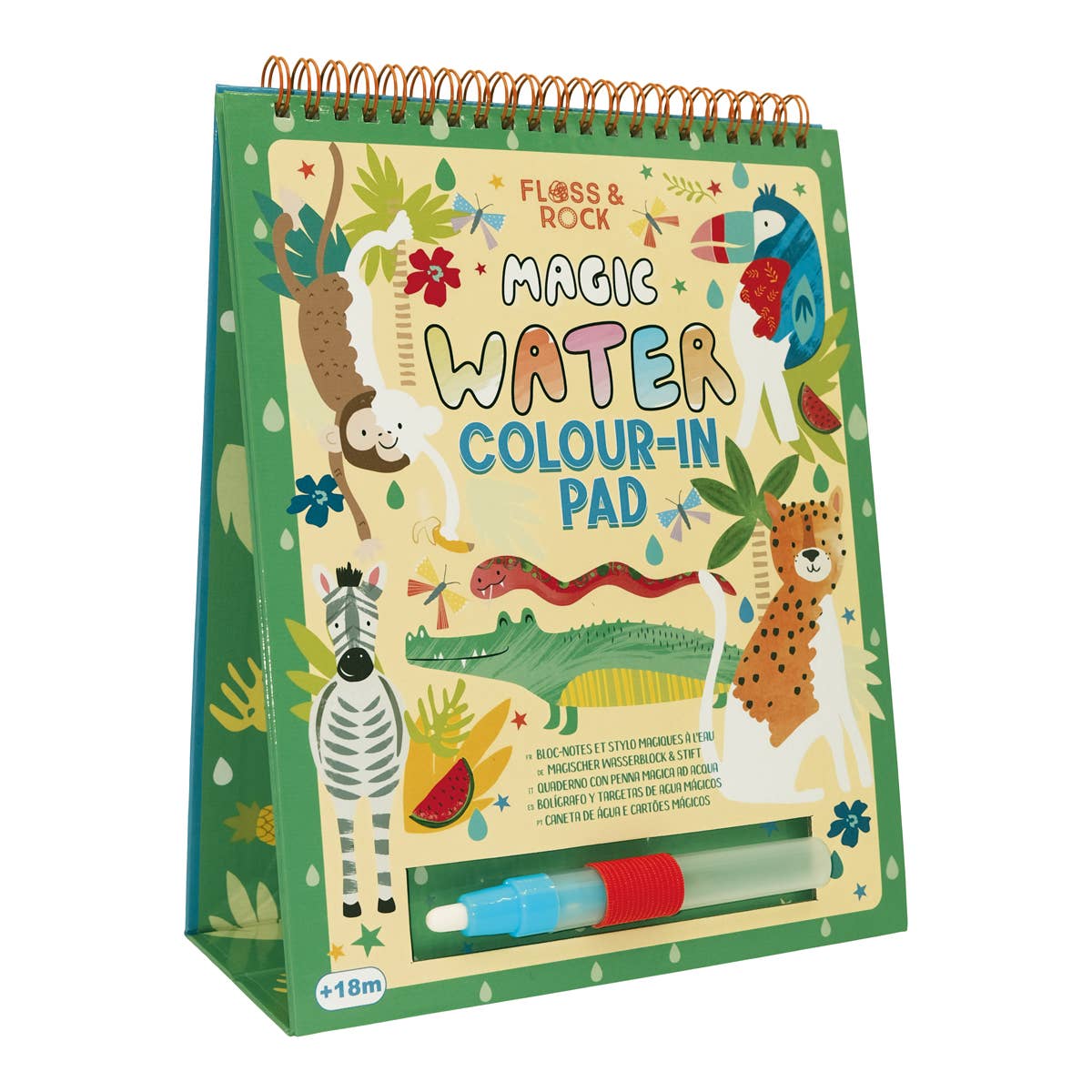 Magischer Wasserblock und Stift Dschungel