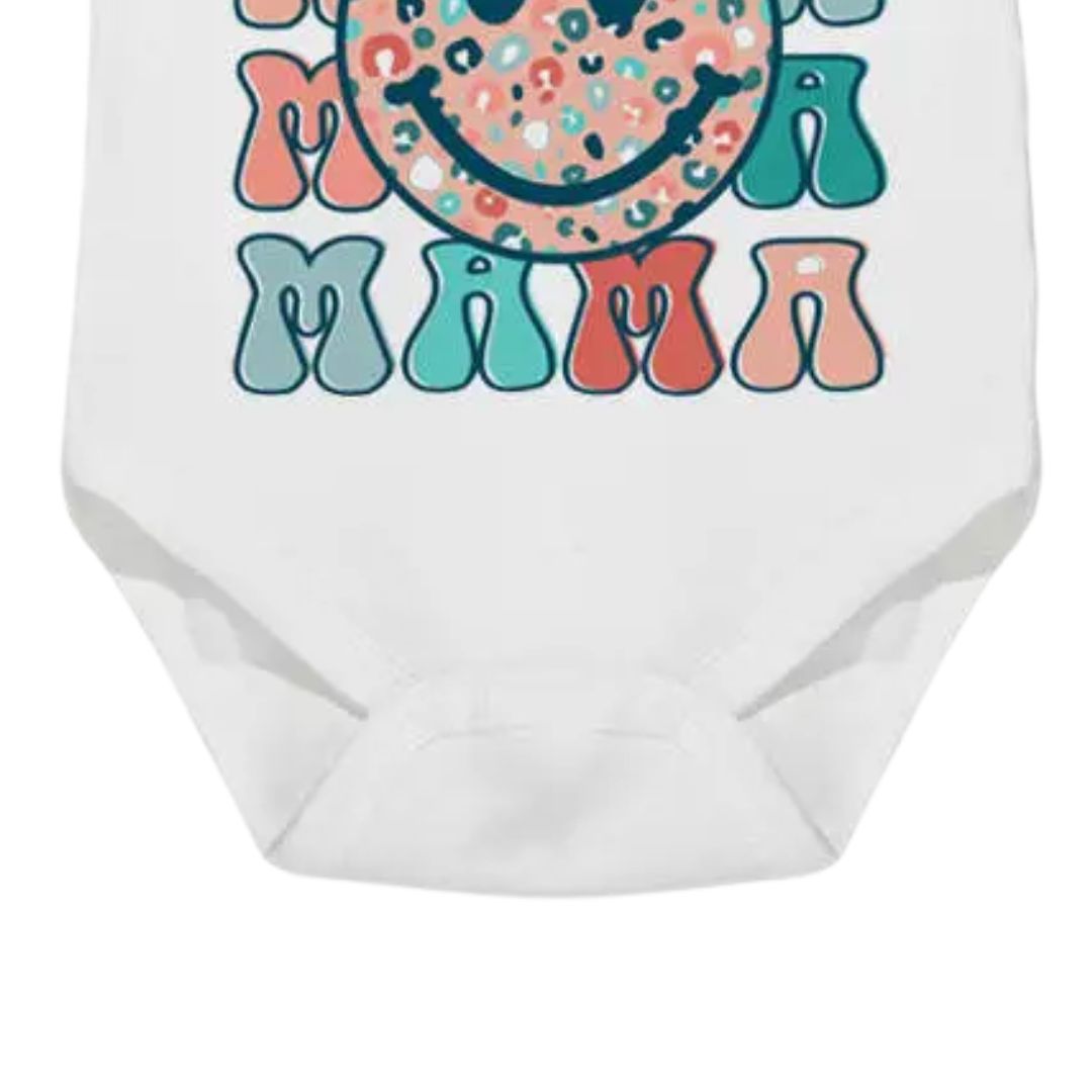 MAMA Smiley Kuscheliger Baby-Body