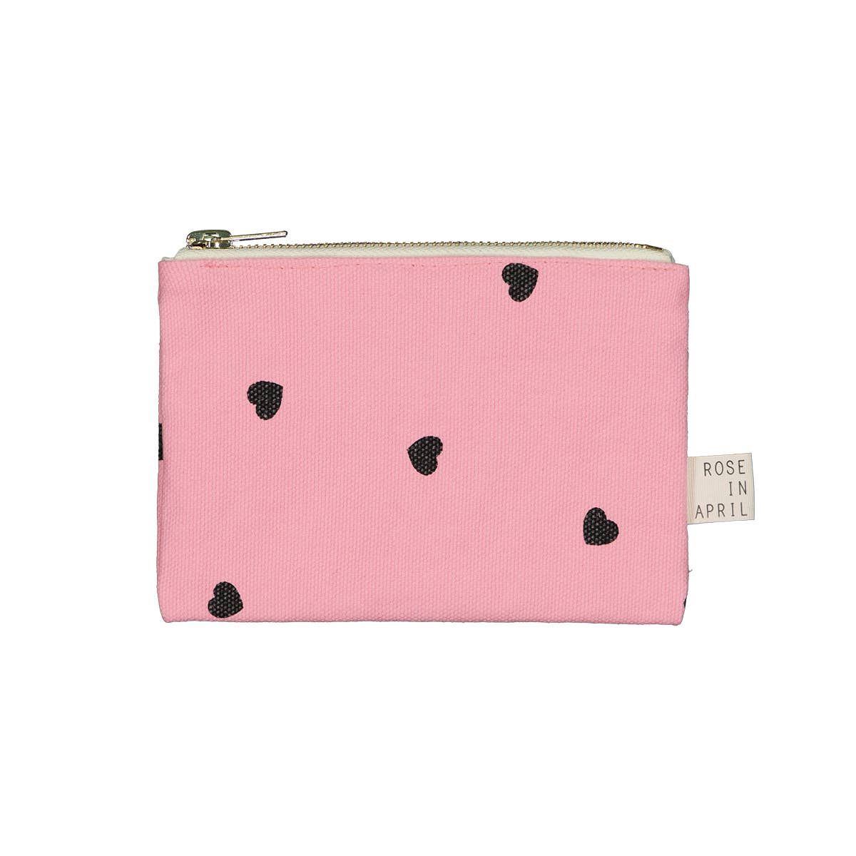 Damen Geldbörse mit Herzmuster rosa