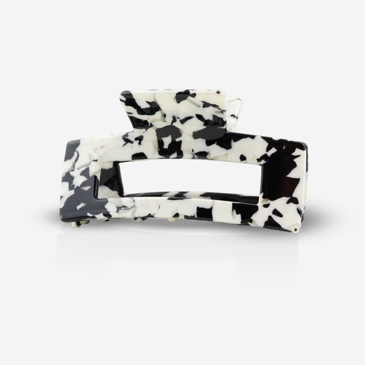 Damen Haarklammer 'Crush Black Marble'