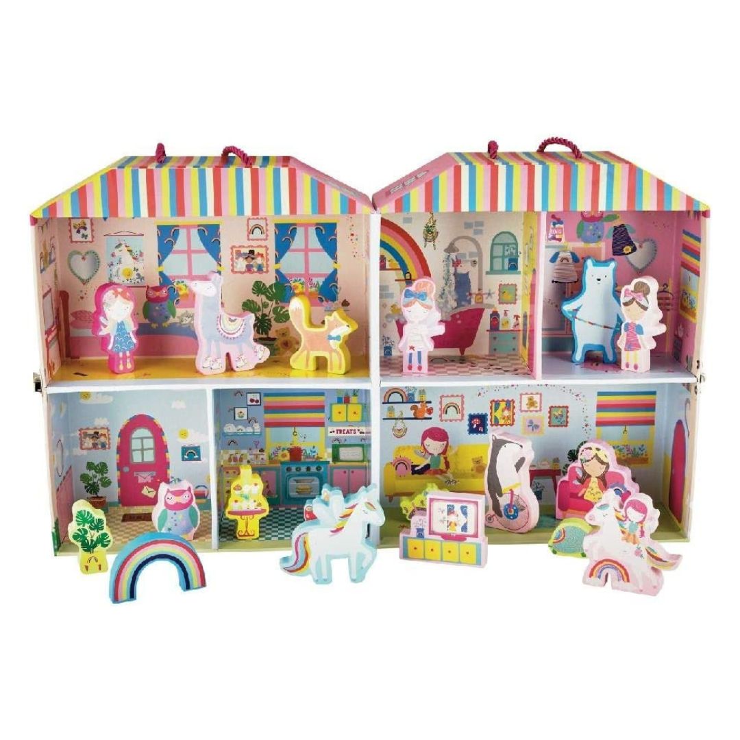 Spielbox "Regenbogenmärchen" Puppenhaus