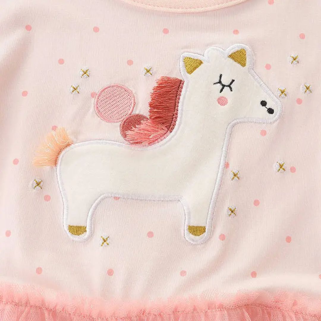 Kleid für Kleinkinder mit Einhorn