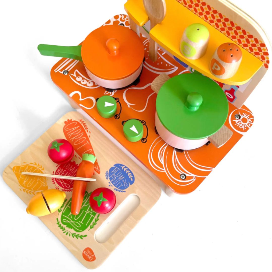 Küchenspielset aus Holz