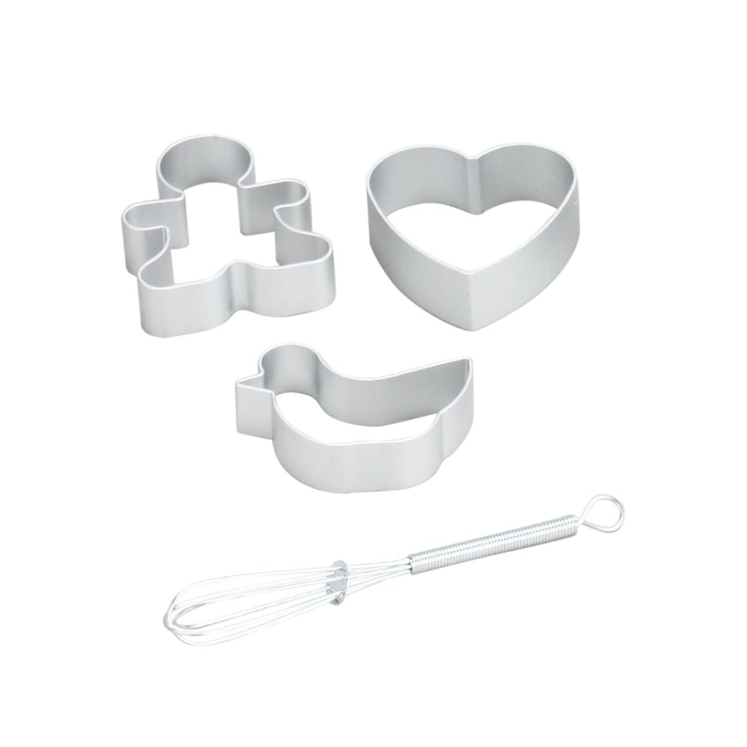 Backplätzschen Set mit Handschuh