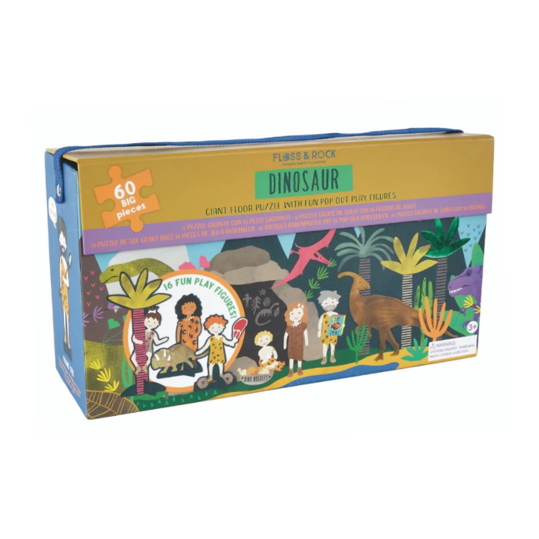 60 teiliges Riesenpuzzle mit Figuren "Dino"