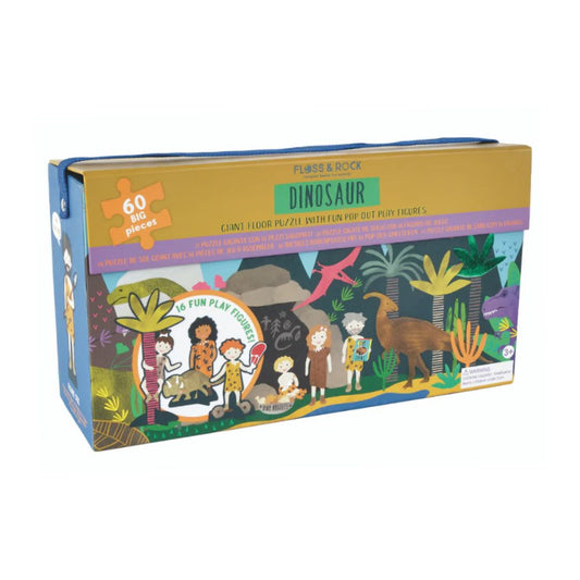 60 teiliges Riesenpuzzle mit Figuren "Dino"