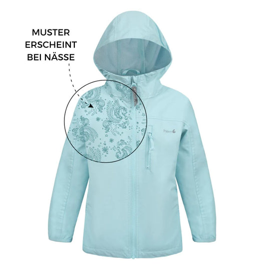 Rainshell Jacke "Splash Magic" eisblau