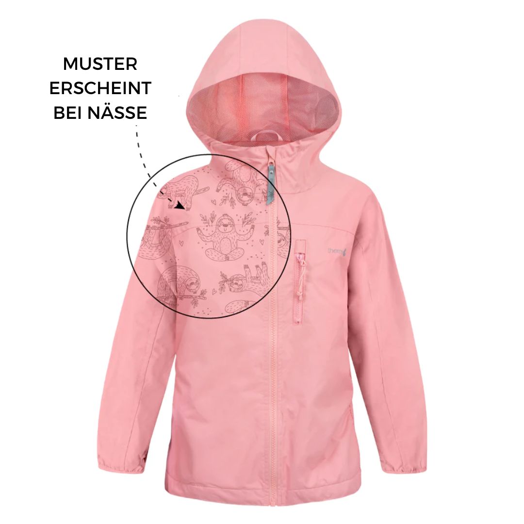 Rainshell Jacke "Splash Magic" rosa