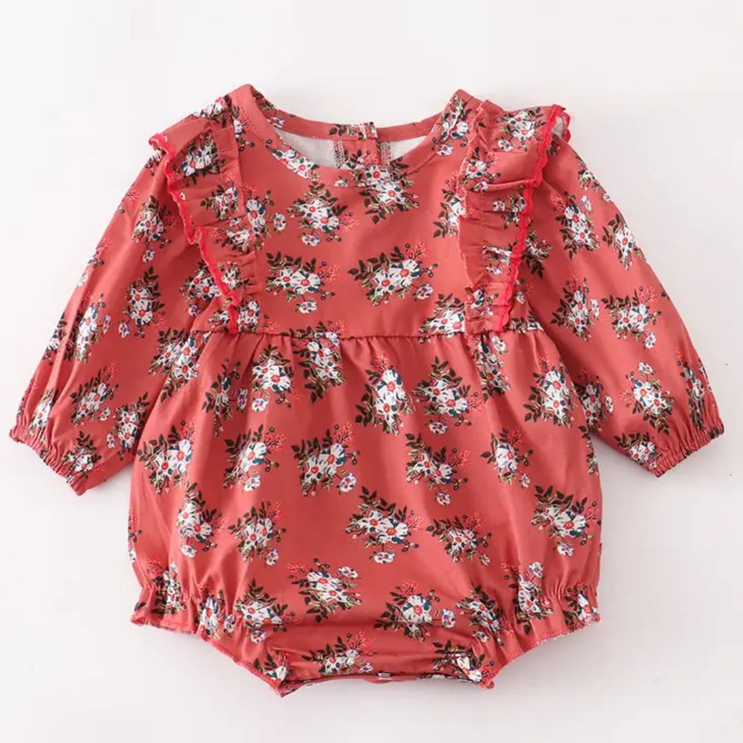 Baby Blusen Body mit Blumen