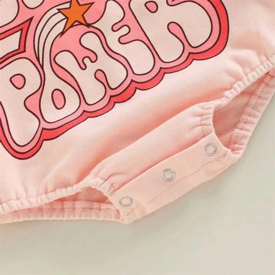 Sweatshirt Body langarm "Girl Power" rosa