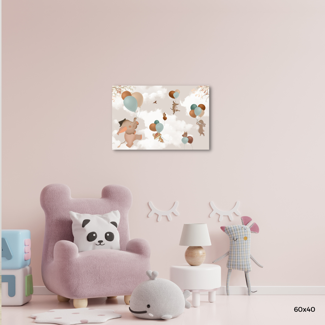 Wandbild auf Leinwand "Ballons"