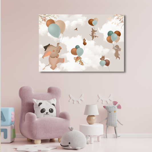 Wandbild auf Leinwand "Ballons"