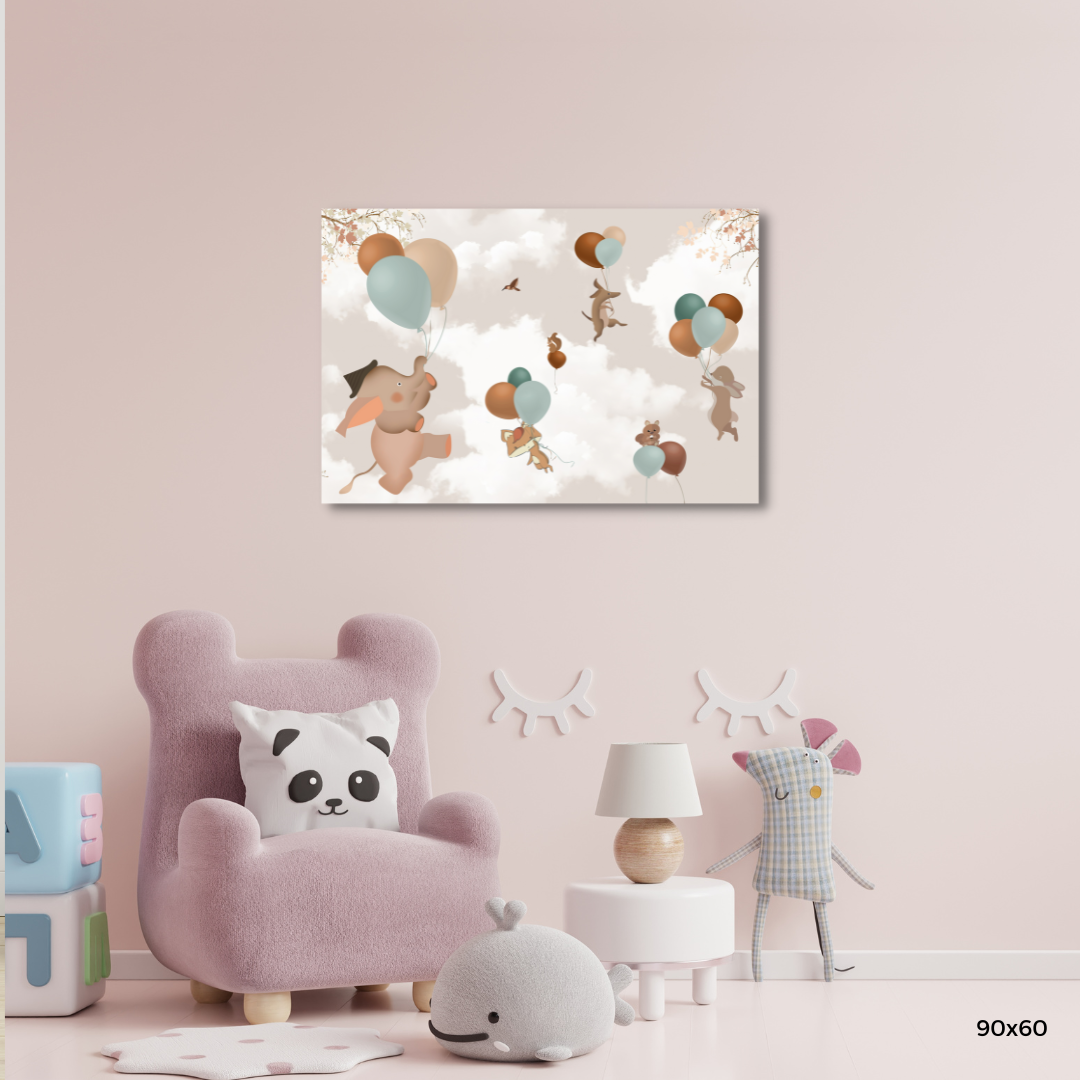 Wandbild auf Leinwand "Ballons"