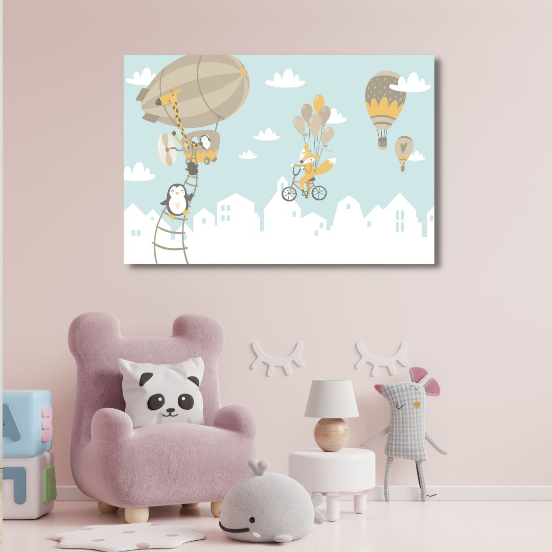 Wandbild auf Leinwand "Zeppelin"
