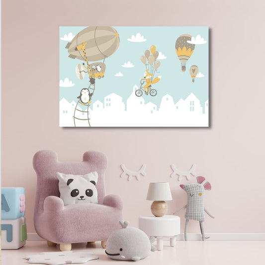 Wandbild auf Leinwand "Zeppelin"