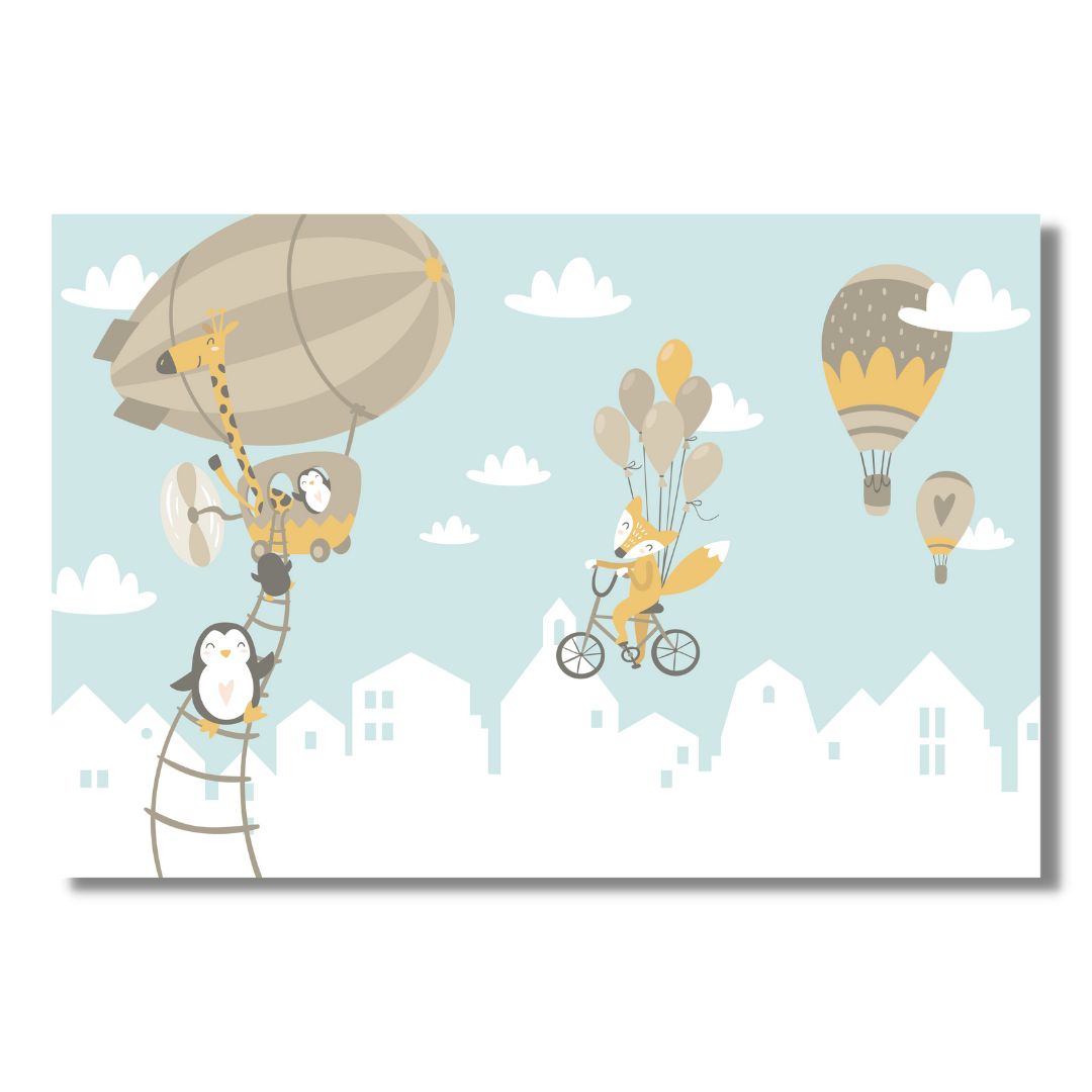 Wandbild auf Leinwand "Zeppelin"