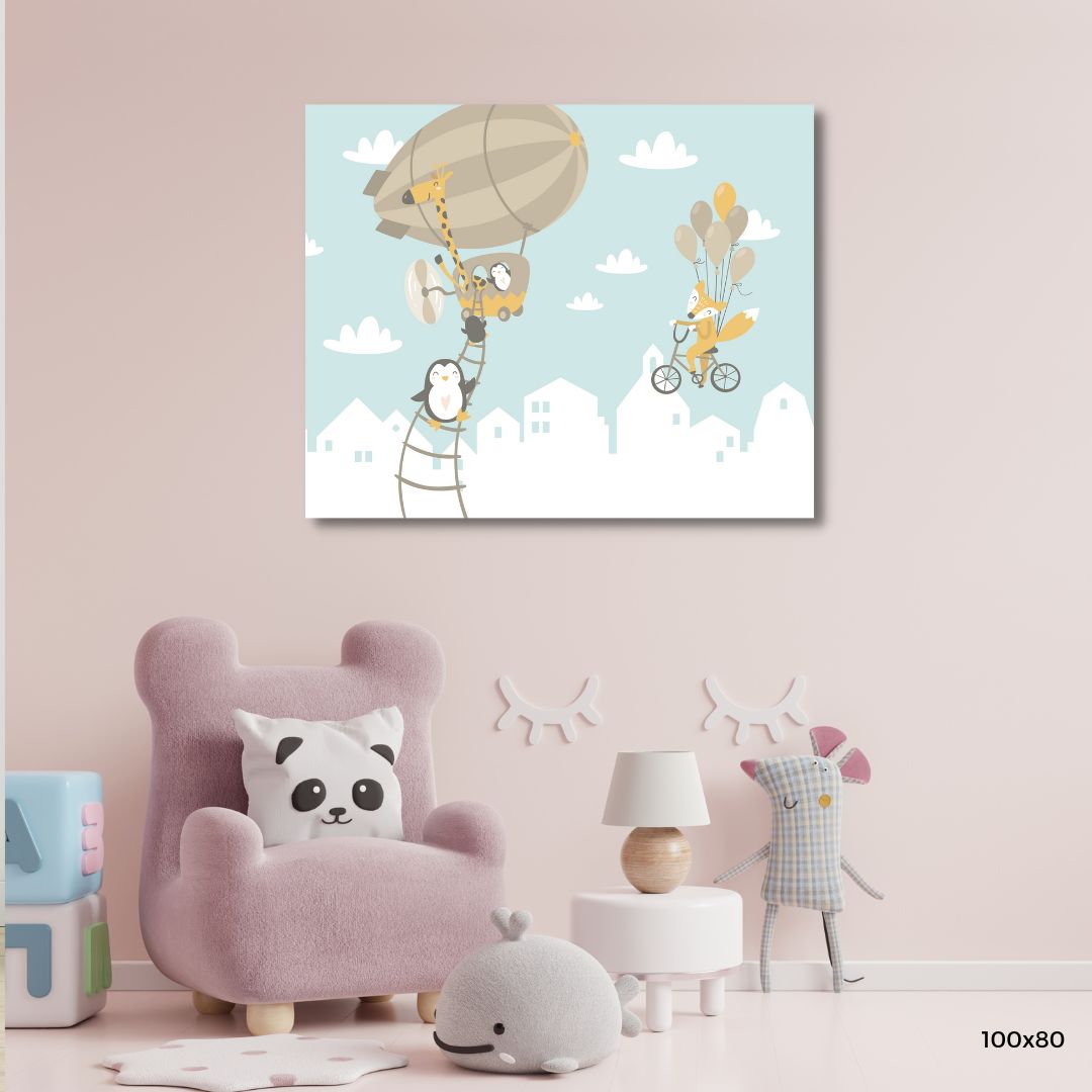 Wandbild auf Leinwand "Zeppelin"