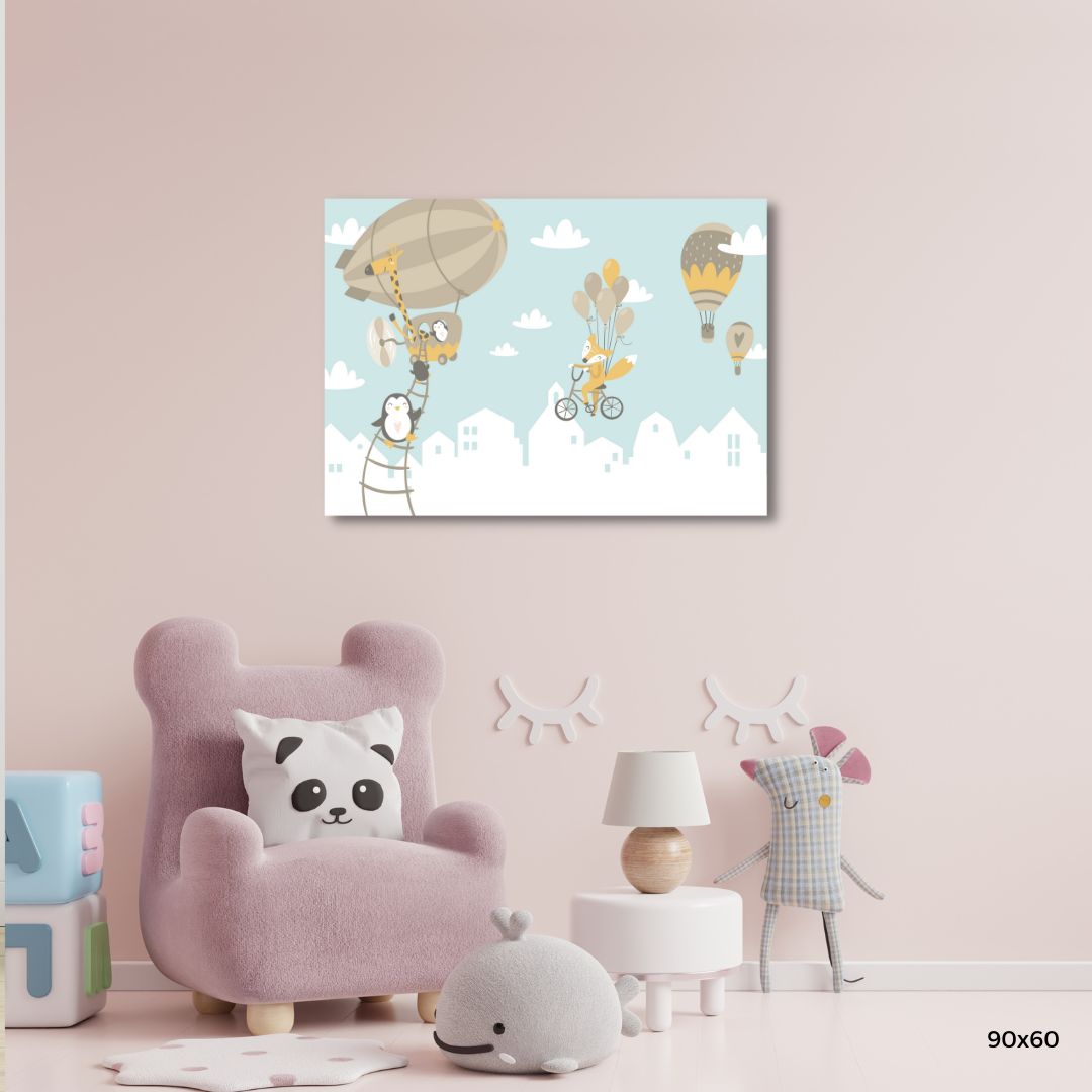 Wandbild auf Leinwand "Zeppelin"