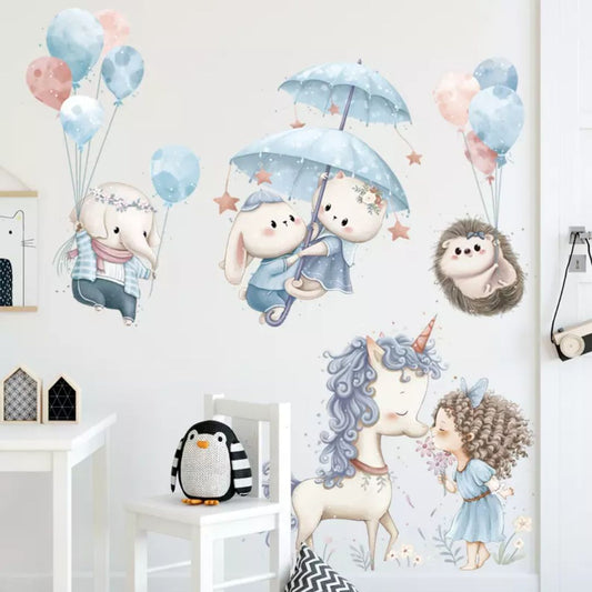 Wandtattoo Kinderzimmer "Zauberwelt"