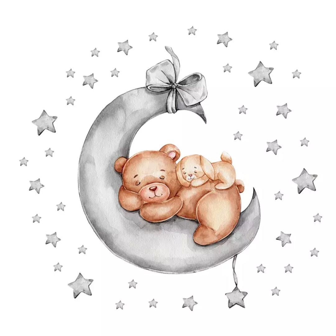 Wandtattoo Kinderzimmer "Kuschelfreunde"
