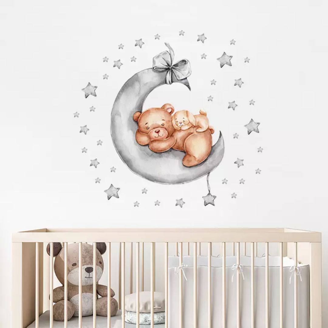 Wandtattoo Kinderzimmer "Kuschelfreunde"