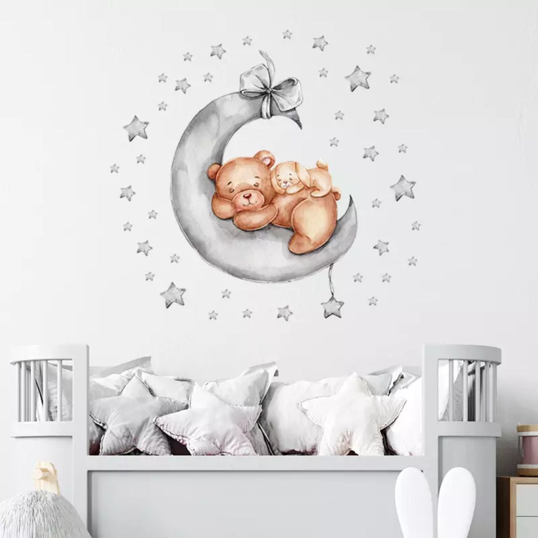 Wandtattoo Kinderzimmer "Kuschelfreunde"