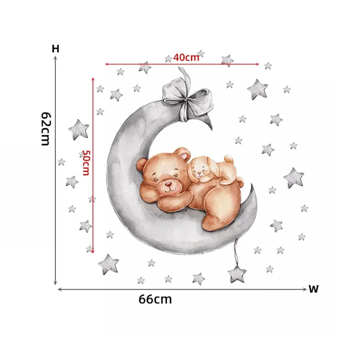 Wandtattoo Kinderzimmer "Kuschelfreunde"