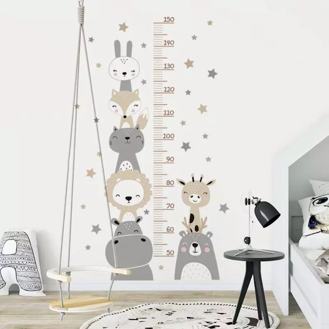 Wandtattoo "Kinder Wachstums Diagramm"