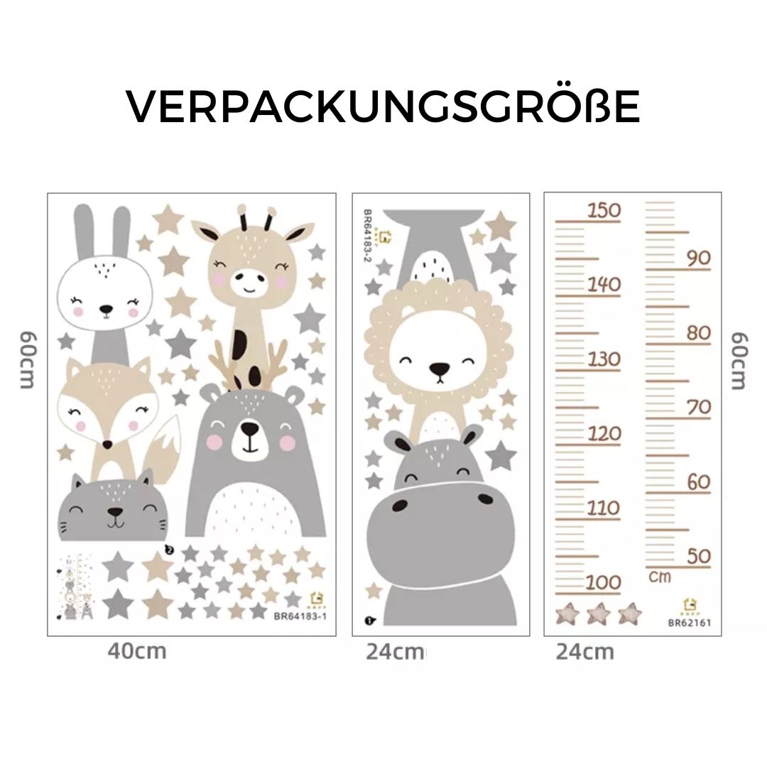 Wandtattoo "Kinder Wachstums Diagramm"