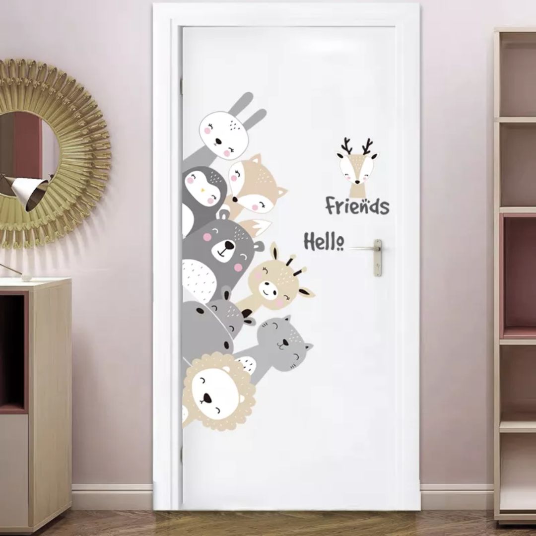 Wandtattoo Kinderzimmer "Freunde"