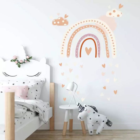Wandtattoo "Boho Regenbogen"