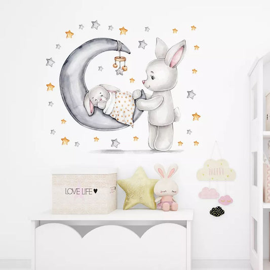Wandtattoo "Schlaf kleiner Hase"