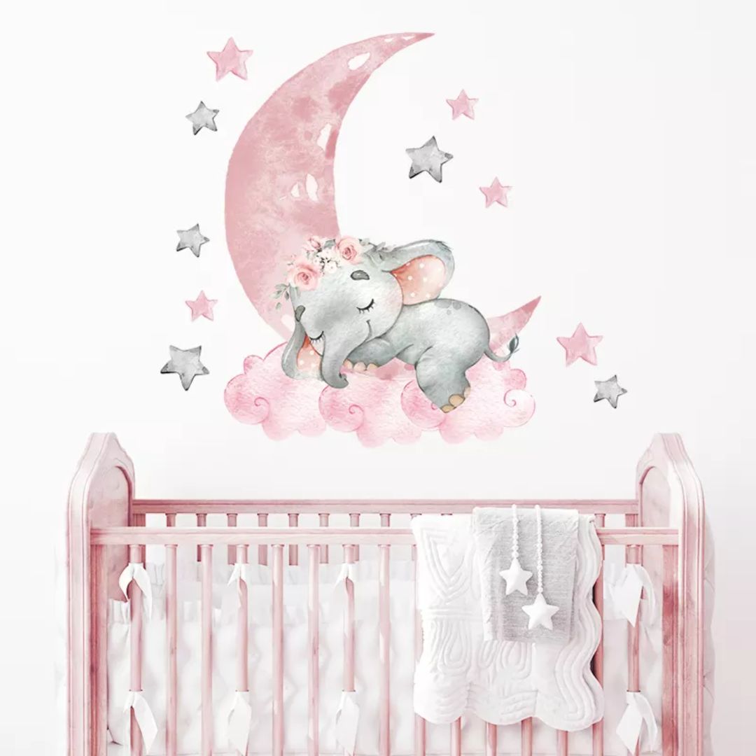 Wandtattoo "Elefanten Baby"