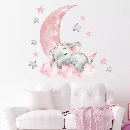 Wandtattoo "Elefanten Baby"