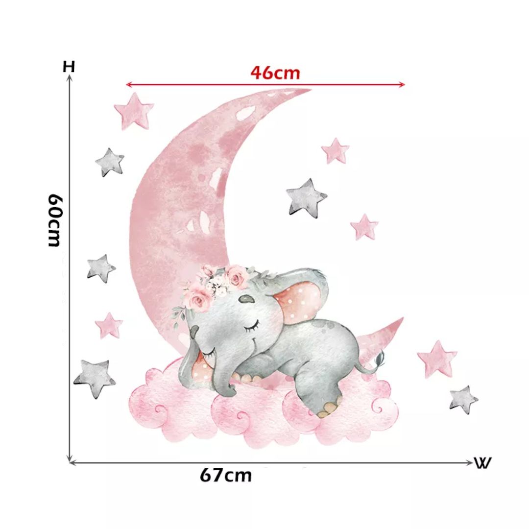 Wandtattoo "Elefanten Baby"