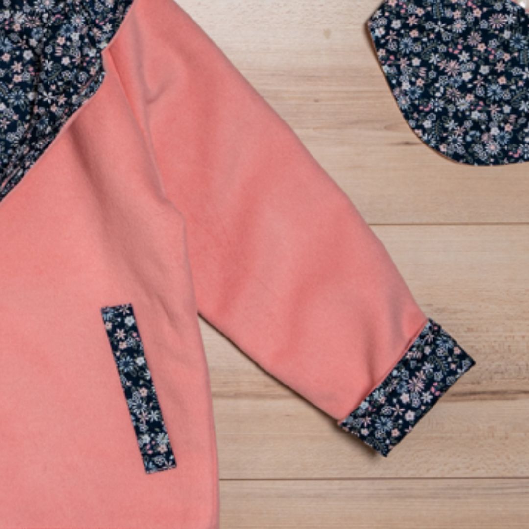 Wollfleece Jacke "Suebidou" rosa