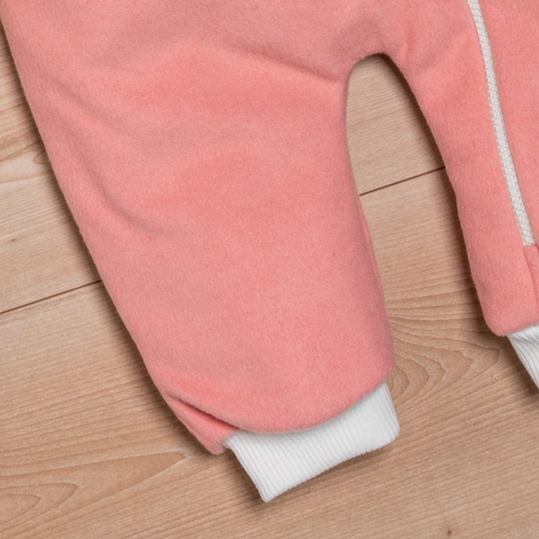 Wollfleece Overall "Musikanten" rosa